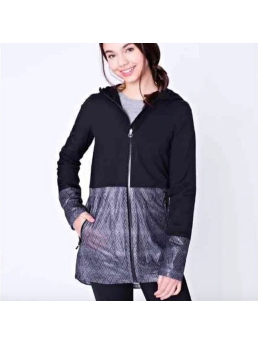Ivivva -Lululemon Mesh With The Rain Waterproof Jacket Hooded